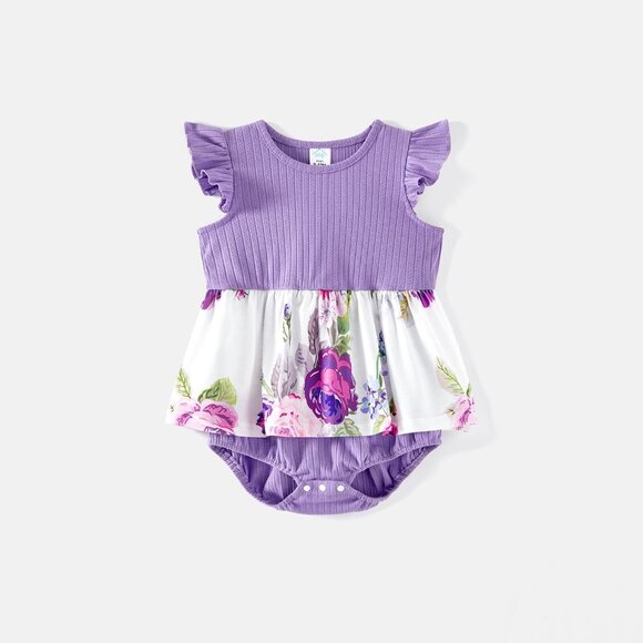 Matching Mommy and Me Dresses Floral Sleeveless Maxi for Mother and Daughter - Picture 7 of 7